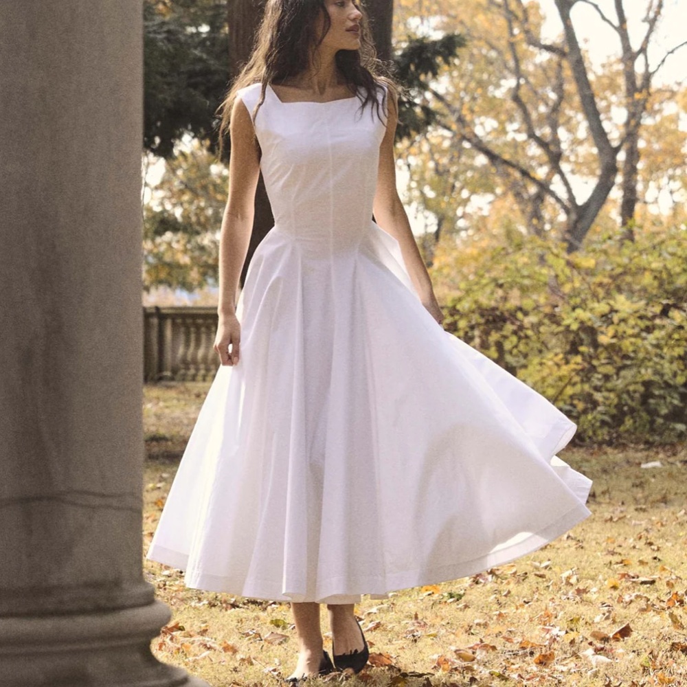NWT Doen Rivière Dress Salt - Picture 3 of 11